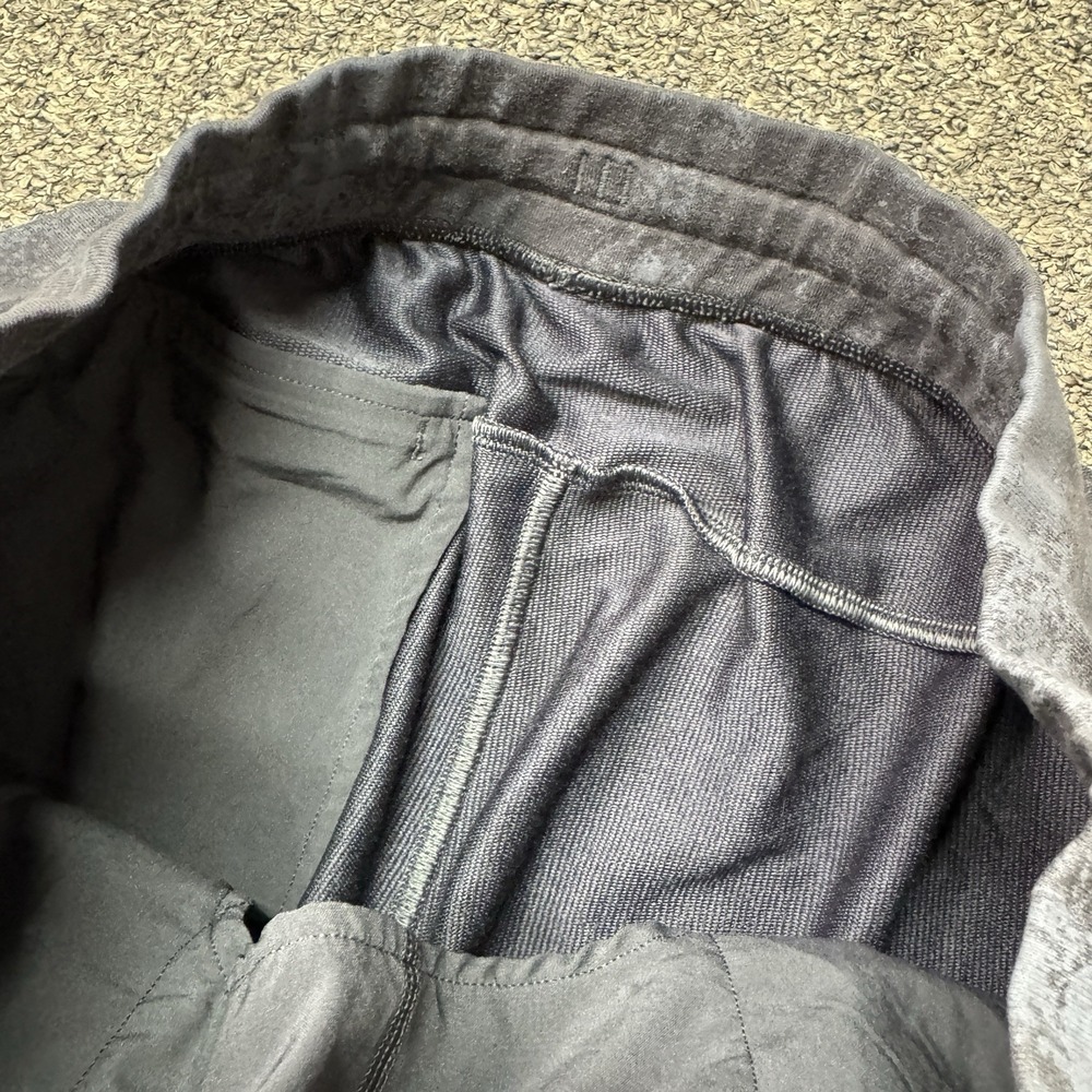 Lululemon City Sweat Jogger Mens L Gray Camo French Terry Activewear Pants - Picture 2 of 6